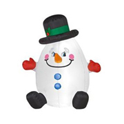 outdoor inflatable christmas snowman
